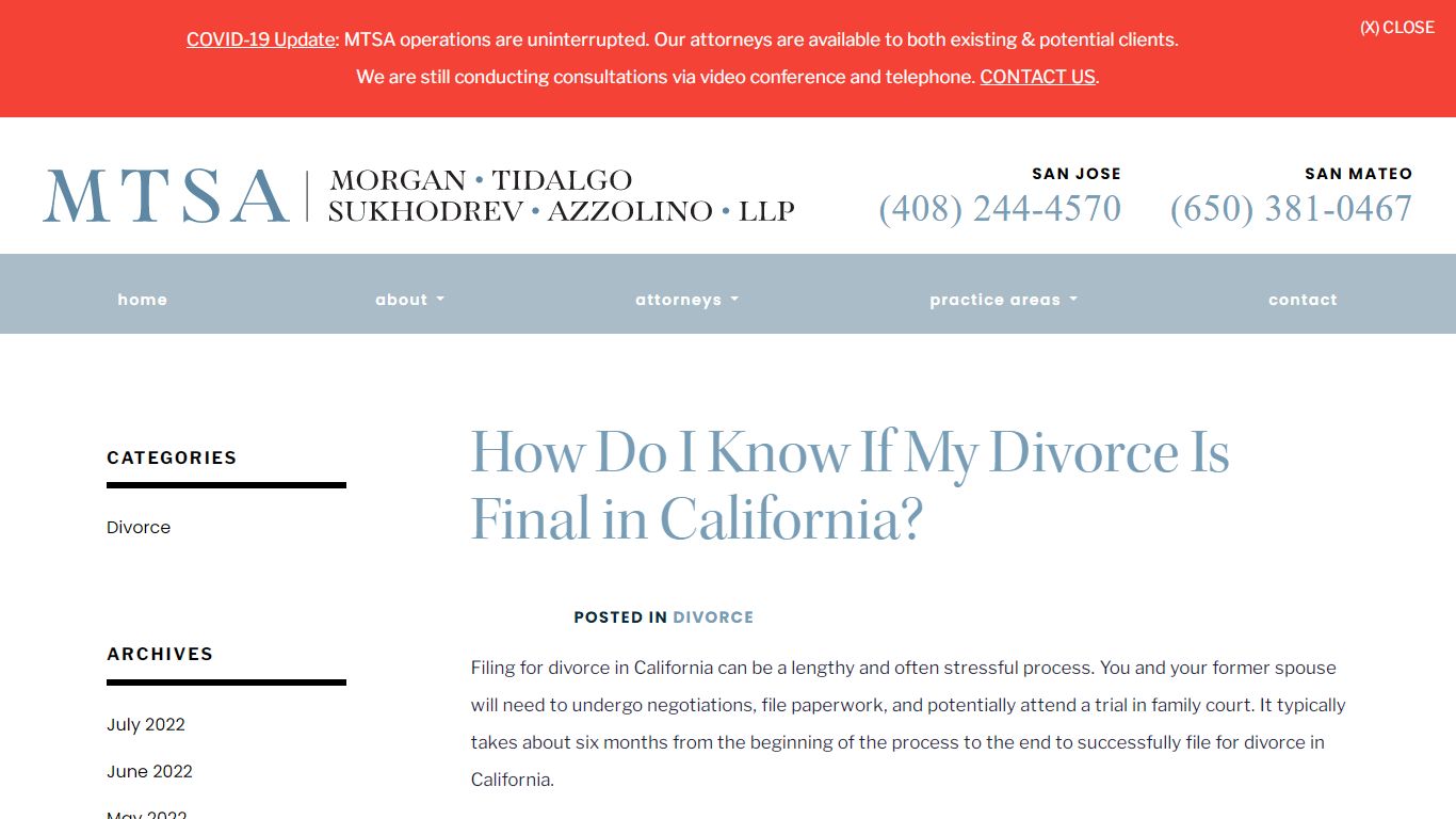 How Do I Know If My Divorce Is Final in California?